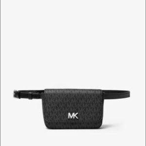 Michael Kors Mott Logo Belt Bag - Black